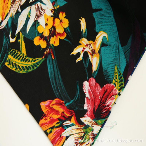 2020 New Print Rayon Spun Viscose Fabric 30/68